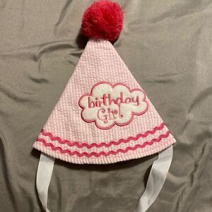 Little Me Birthday Girl Pink Party Hat